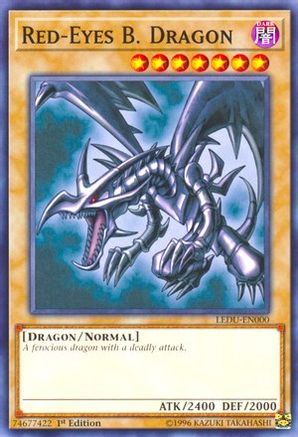 Red-Eyes B. Dragon (LEDU-EN000) - Legendary Duelists 1st Edition Legendary Duelists Yugioh Single  Squirtle Squad Card Shop.
