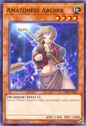 Amazoness Archer (LEDU-EN012) - Legendary Duelists 1st Edition Legendary Duelists Yugioh Single  Squirtle Squad Card Shop.
