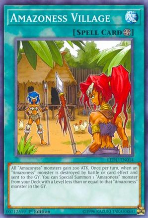 Amazoness Village (LEDU-EN014) - Legendary Duelists 1st Edition Legendary Duelists Yugioh Single  Squirtle Squad Card Shop.