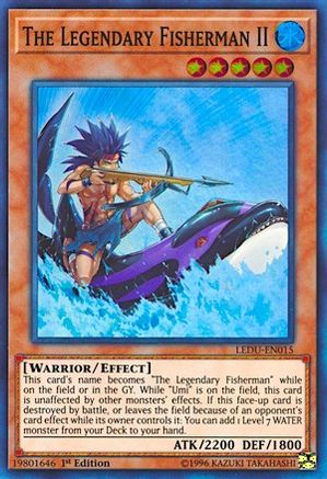 The Legendary Fisherman II (LEDU-EN015) - Legendary Duelists 1st Edition Legendary Duelists Yugioh Single  Squirtle Squad Card Shop.