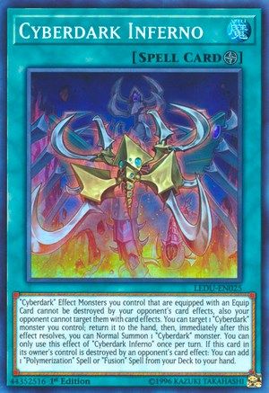 Cyberdark Inferno (LEDU-EN025) - Legendary Duelists 1st Edition Legendary Duelists Yugioh Single  Squirtle Squad Card Shop.