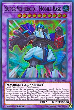 Super Vehicroid - Mobile Base (LEDU-EN030) - Legendary Duelists 1st Edition Legendary Duelists Yugioh Single  Squirtle Squad Card Shop.