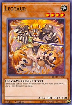 Leotaur (LEDU-EN045) - Legendary Duelists 1st Edition Legendary Duelists Yugioh Single  Squirtle Squad Card Shop.