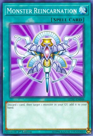 Monster Reincarnation (LEDU-EN048) - Legendary Duelists 1st Edition Legendary Duelists Yugioh Single  Squirtle Squad Card Shop.