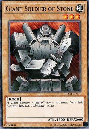 Giant Soldier of Stone (DEM2-EN001) - Demo Deck 2015 Unlimited Demo Deck 2015 Yugioh Single  Squirtle Squad Card Shop.