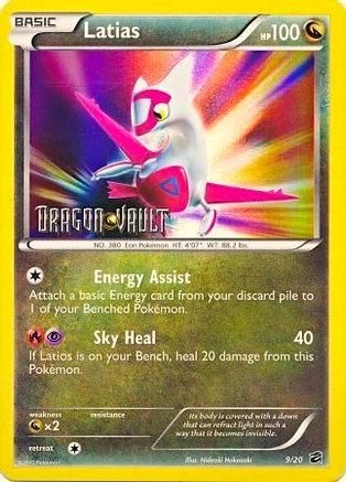 Latias - 9/20 (Dragon Vault)/20  - Holofoil Blister Exclusives - Promo Blister Exclusives Pokemon Single  Squirtle Squad Card Shop.