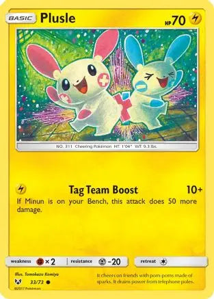 Plusle 033  Shining Legends - Common