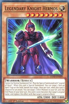 Legendary Knight Hermos (LEDD-ENA09) - Legendary Dragon Decks 1st Edition Legendary Dragon Decks Yugioh Single  Squirtle Squad Card Shop.