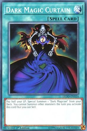 Dark Magic Curtain (LEDD-ENA14) - Legendary Dragon Decks 1st Edition Legendary Dragon Decks Yugioh Single  Squirtle Squad Card Shop.