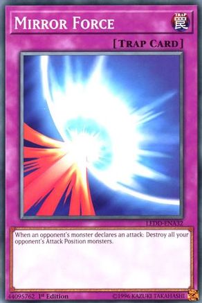 Mirror Force (LEDD-ENA32) - Legendary Dragon Decks 1st Edition Legendary Dragon Decks Yugioh Single  Squirtle Squad Card Shop.