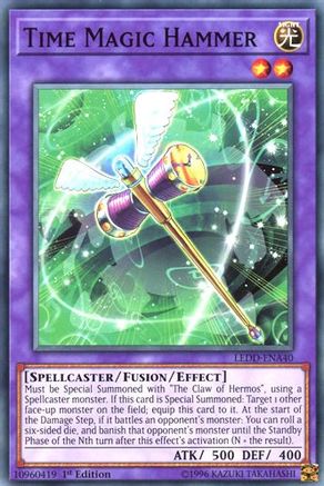 Time Magic Hammer (LEDD-ENA40) - Legendary Dragon Decks 1st Edition Legendary Dragon Decks Yugioh Single  Squirtle Squad Card Shop.