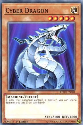 Cyber Dragon (LEDD-ENB01) - Legendary Dragon Decks 1st Edition Legendary Dragon Decks Yugioh Single  Squirtle Squad Card Shop.