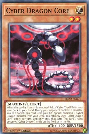 Cyber Dragon Core (LEDD-ENB04) - Legendary Dragon Decks 1st Edition Legendary Dragon Decks Yugioh Single  Squirtle Squad Card Shop.