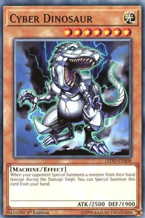 Cyber Dinosaur (LEDD-ENB08) - Legendary Dragon Decks 1st Edition Legendary Dragon Decks Yugioh Single  Squirtle Squad Card Shop.
