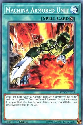 Machina Armored Unit (LEDD-ENB19) - Legendary Dragon Decks 1st Edition Legendary Dragon Decks Yugioh Single  Squirtle Squad Card Shop.