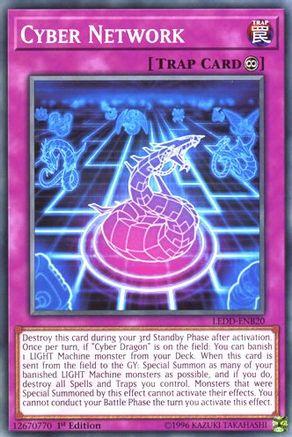 Cyber Network (LEDD-ENB20) - Legendary Dragon Decks 1st Edition Legendary Dragon Decks Yugioh Single  Squirtle Squad Card Shop.