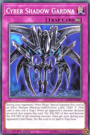 Cyber Shadow Gardna (LEDD-ENB21) - Legendary Dragon Decks 1st Edition Legendary Dragon Decks Yugioh Single  Squirtle Squad Card Shop.