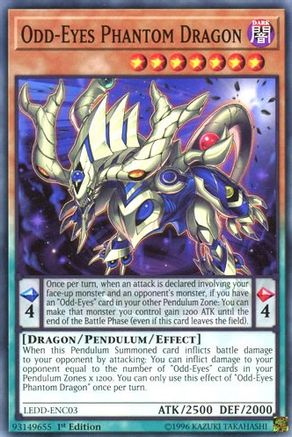 Odd-Eyes Phantom Dragon (LEDD-ENC03) - Legendary Dragon Decks 1st Edition Legendary Dragon Decks Yugioh Single  Squirtle Squad Card Shop.
