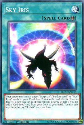 Sky Iris (LEDD-ENC13) - Legendary Dragon Decks 1st Edition Legendary Dragon Decks Yugioh Single  Squirtle Squad Card Shop.