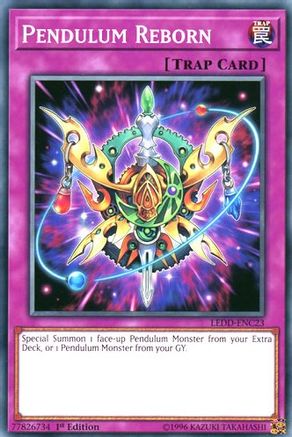 Pendulum Reborn (LEDD-ENC23) - Legendary Dragon Decks 1st Edition Legendary Dragon Decks Yugioh Single  Squirtle Squad Card Shop.