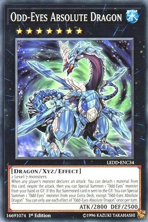 Odd-Eyes Absolute Dragon (LEDD-ENC34) - Legendary Dragon Decks 1st Edition Legendary Dragon Decks Yugioh Single  Squirtle Squad Card Shop.
