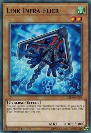 Link Infra-Flier (CIBR-EN003) - Circuit Break 1st Edition Circuit Break Yugioh Single  Squirtle Squad Card Shop.