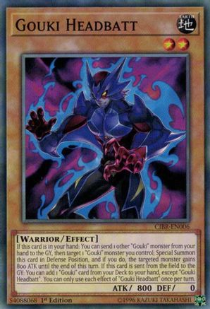 Gouki Headbatt (CIBR-EN006) - Circuit Break 1st Edition Circuit Break Yugioh Single  Squirtle Squad Card Shop.
