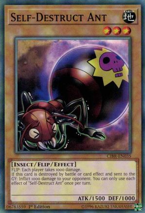 Self-Destruct Ant (CIBR-EN035) - Circuit Break Unlimited Circuit Break Yugioh Single  Squirtle Squad Card Shop.