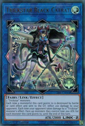 Trickstar Black Catbat (CIBR-EN044) - Circuit Break 1st Edition Circuit Break Yugioh Single  Squirtle Squad Card Shop.