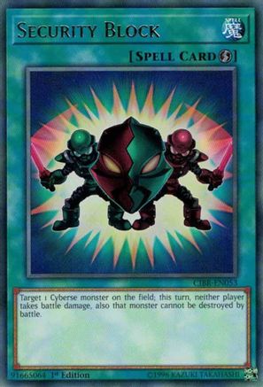Security Block (CIBR-EN053) - Circuit Break Unlimited Circuit Break Yugioh Single  Squirtle Squad Card Shop.