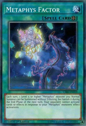 Metaphys Factor (CIBR-EN059) - Circuit Break Unlimited Circuit Break Yugioh Single  Squirtle Squad Card Shop.