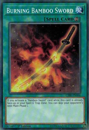 Burning Bamboo Sword (CIBR-EN066) - Circuit Break Unlimited Circuit Break Yugioh Single  Squirtle Squad Card Shop.