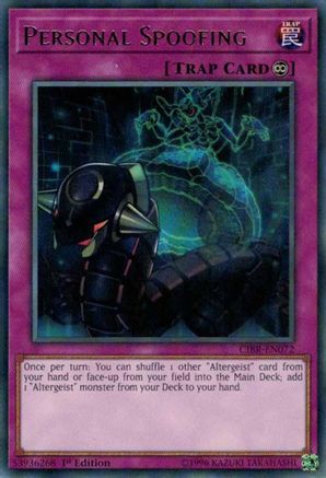 Personal Spoofing (CIBR-EN072) - Circuit Break Unlimited Circuit Break Yugioh Single  Squirtle Squad Card Shop.