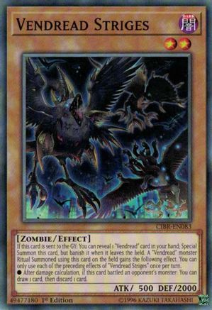 Vendread Striges (CIBR-EN083) - Circuit Break 1st Edition Circuit Break Yugioh Single  Squirtle Squad Card Shop.