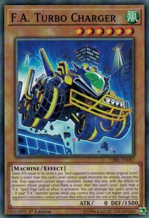 F.A. Turbo Charger (CIBR-EN087) - Circuit Break Unlimited Circuit Break Yugioh Single  Squirtle Squad Card Shop.