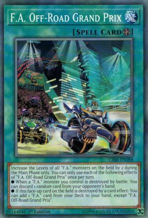 F.A. Off-Road Grand Prix (CIBR-EN088) - Circuit Break Unlimited Circuit Break Yugioh Single  Squirtle Squad Card Shop.