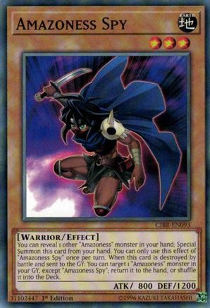 Amazoness Spy (CIBR-EN093) - Circuit Break 1st Edition Circuit Break Yugioh Single  Squirtle Squad Card Shop.
