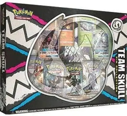 Team Skull Pin Collection SM - Burning Shadows Pokemon Sealed  Squirtle Squad Card Shop.