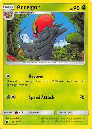 Accelgor 009  SM  Crimson Invasion - Uncommon