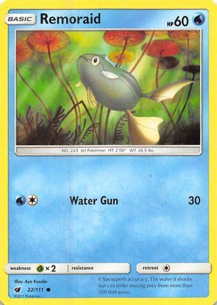 Remoraid  SM  Crimson Invasion - Common SM - Crimson Invasion Pokemon Single  Squirtle Squad Card Shop.