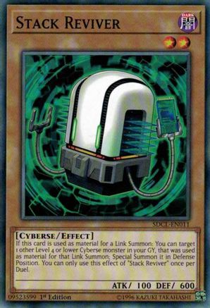 Stack Reviver (SDCL-EN011) - Structure Deck: Cyberse Link 1st Edition Structure Deck: Cyberse Link Yugioh Single  Squirtle Squad Card Shop.