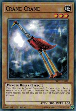 Crane Crane (SDCL-EN018) - Structure Deck: Cyberse Link 1st Edition Structure Deck: Cyberse Link Yugioh Single  Squirtle Squad Card Shop.