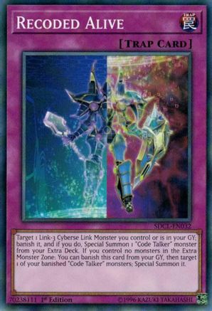 Recoded Alive (SDCL-EN032) - Structure Deck: Cyberse Link 1st Edition Structure Deck: Cyberse Link Yugioh Single  Squirtle Squad Card Shop.