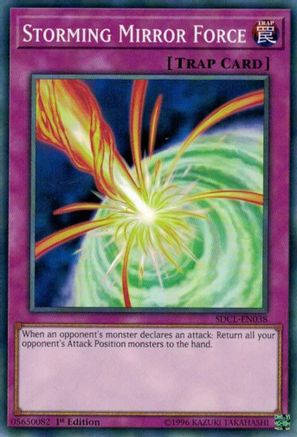 Storming Mirror Force (SDCL-EN038) - Structure Deck: Cyberse Link 1st Edition Structure Deck: Cyberse Link Yugioh Single  Squirtle Squad Card Shop.