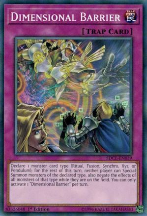 Dimensional Barrier (SDCL-EN039) - Structure Deck: Cyberse Link 1st Edition Structure Deck: Cyberse Link Yugioh Single  Squirtle Squad Card Shop.
