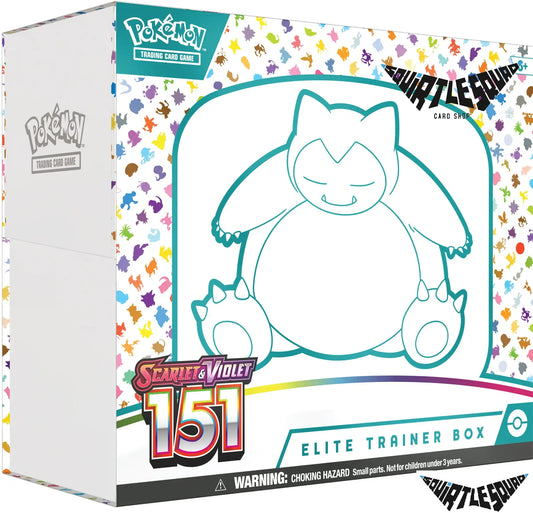 Pokémon TCG – 151 Elite Trainer Box – Factory Sealed – Scarlet & Violet Squirtle Squad Card Shop.