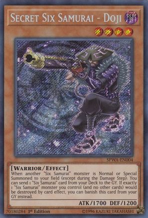 Secret Six Samurai - Doji (SPWA-EN004) - Spirit Warriors 1st Edition Spirit Warriors Yugioh Single  Squirtle Squad Card Shop.