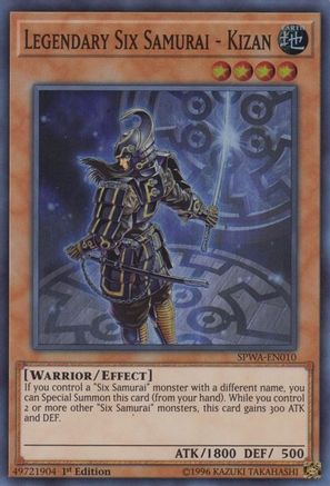 Legendary Six Samurai - Kizan (SPWA-EN010) - Spirit Warriors 1st Edition Spirit Warriors Yugioh Single  Squirtle Squad Card Shop.