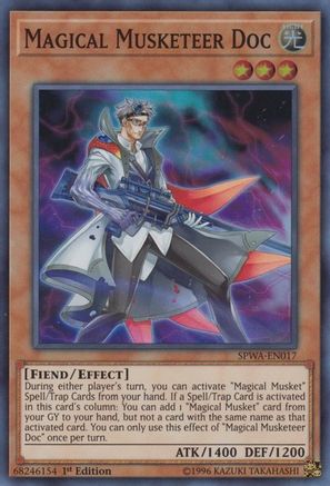 Magical Musketeer Doc (SPWA-EN017) - Spirit Warriors 1st Edition Spirit Warriors Yugioh Single  Squirtle Squad Card Shop.