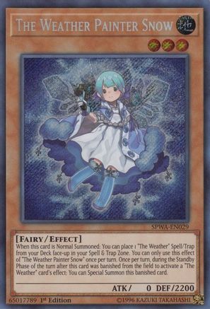 The Weather Painter Snow (SPWA-EN029) - Spirit Warriors 1st Edition Spirit Warriors Yugioh Single  Squirtle Squad Card Shop.